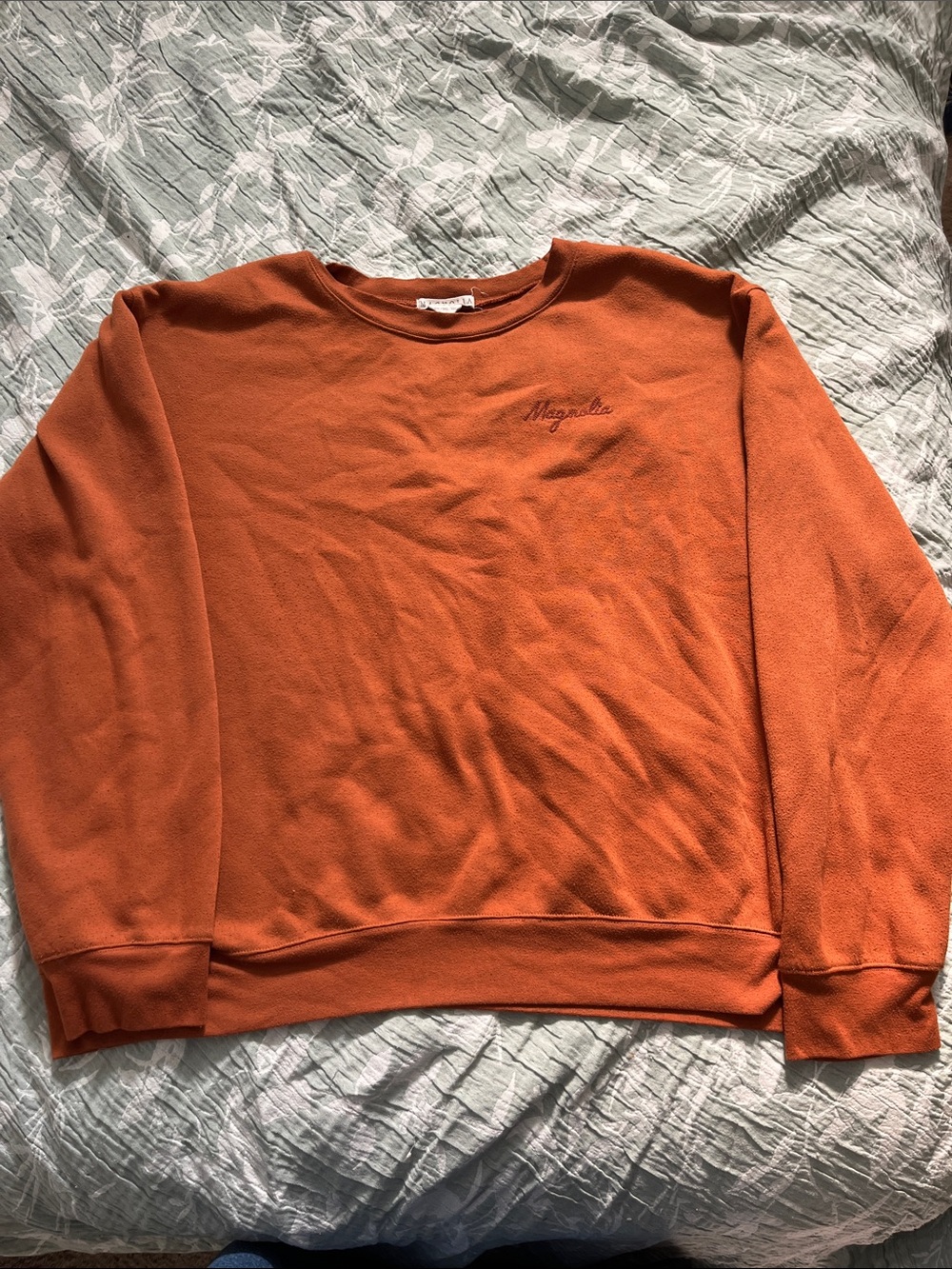 Magnolia Women’s Burnt Orange Crewneck Sweatshirt